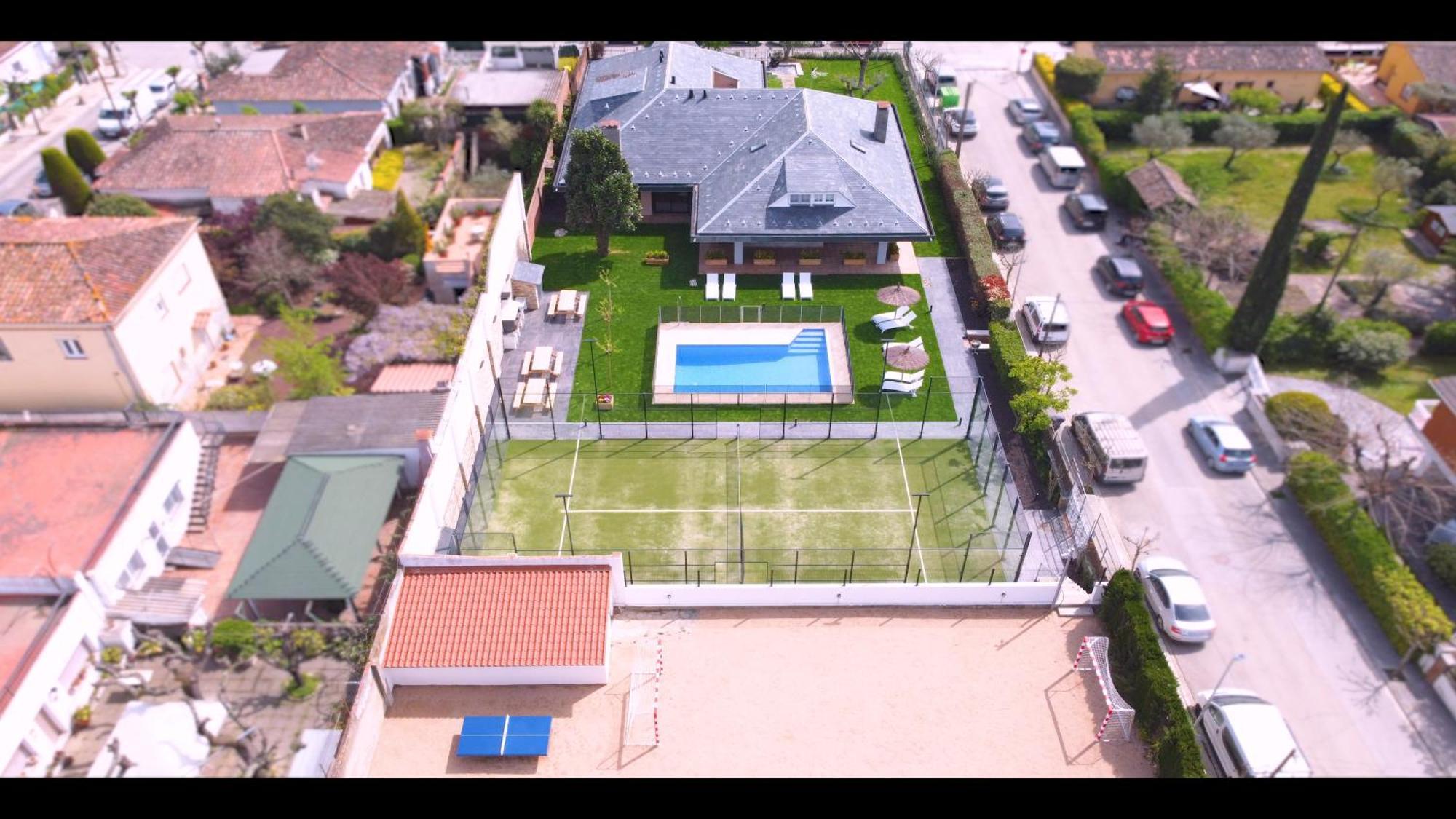 Casa De Vacaciones Con Padel En Montseny By Can Forcadell Girona Exterior foto